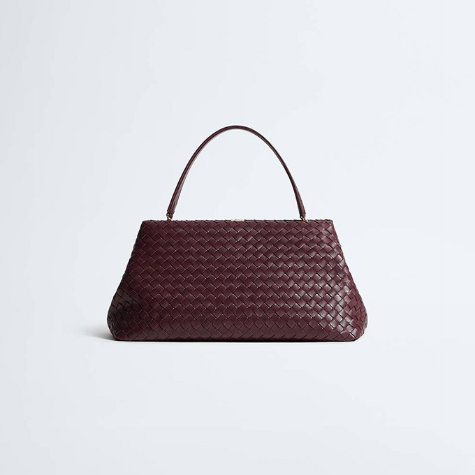 bottega veneta the 1998 intrecciato nappa leather frame top handle bag #868128